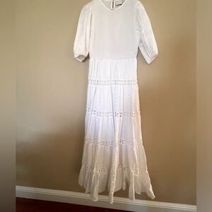 ASOS Design Maxi Broderie dress. Size US 8